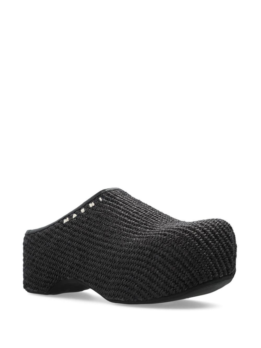 logo-print mules - 2