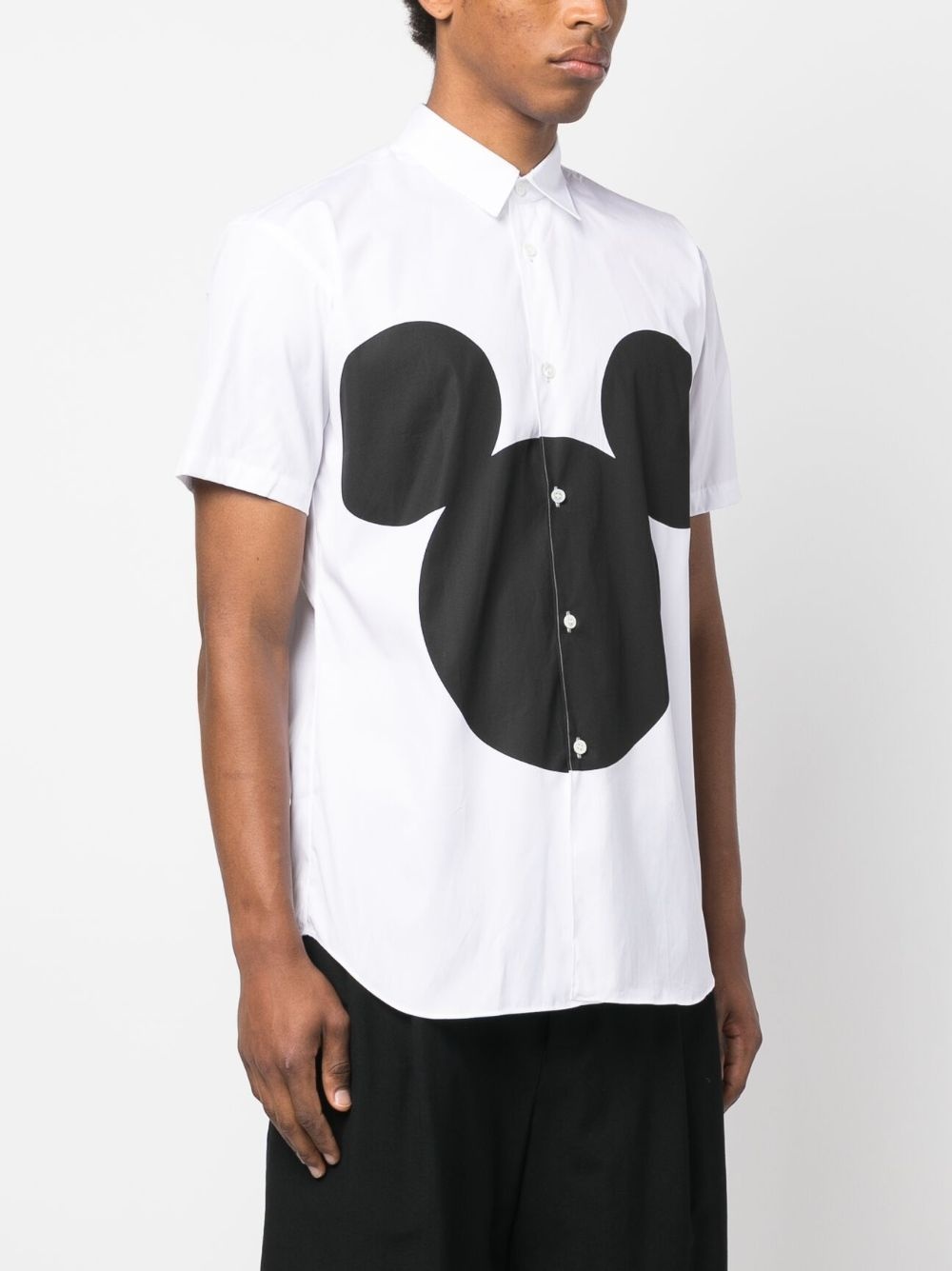 graphic-print short-sleeve cotton shirt - 3