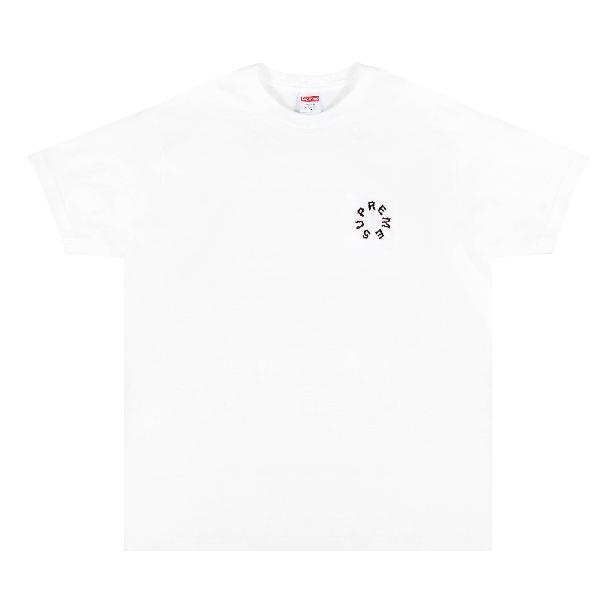 Supreme Marble Tee 'White' - 1