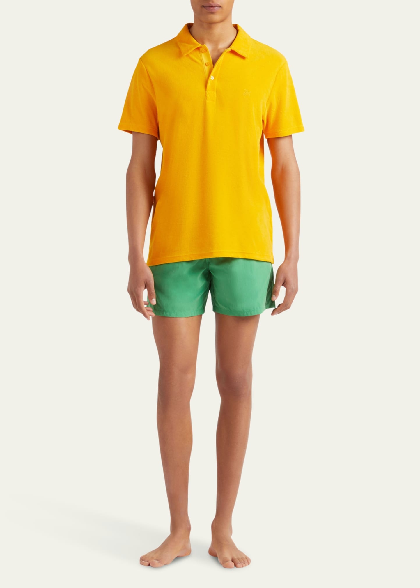 Men's Organic Terry Polo Shirt - 2