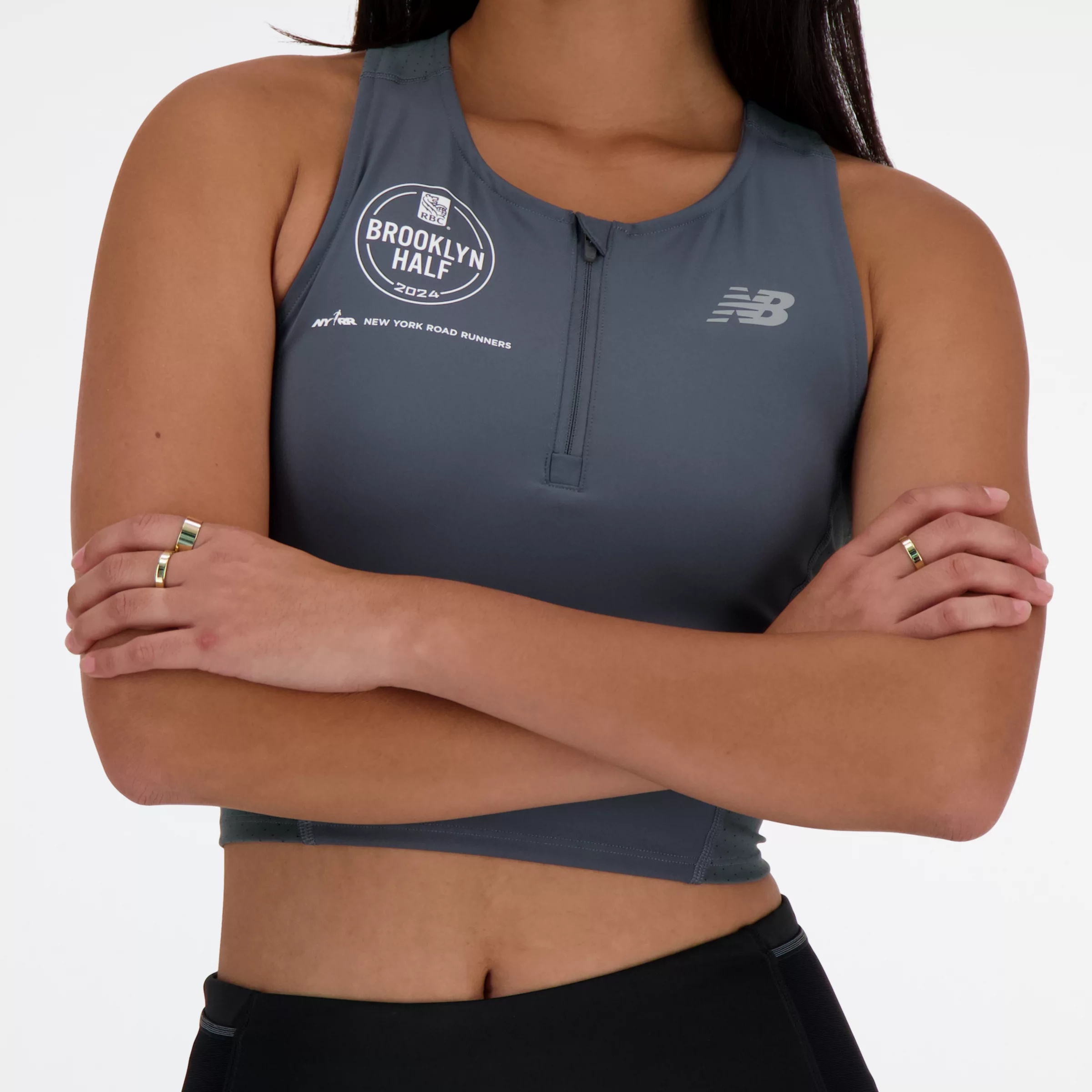 RBC Brooklyn Half Race Day Fitted NB Sleek Tank - 5