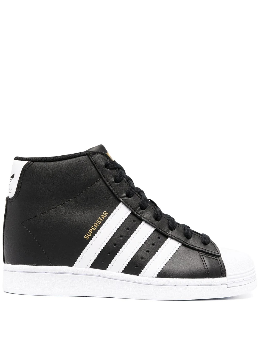 Superstar Up leather high-top sneakers - 1