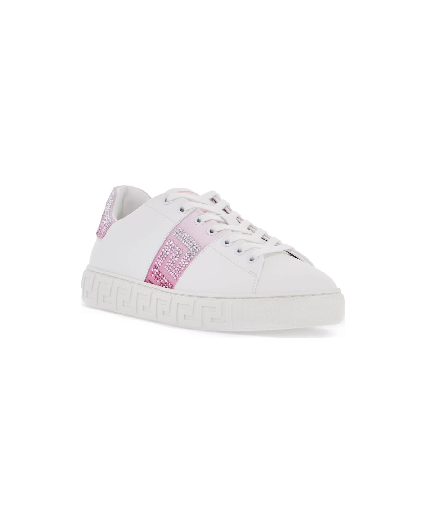 'greca Crystal Sneakers - 4