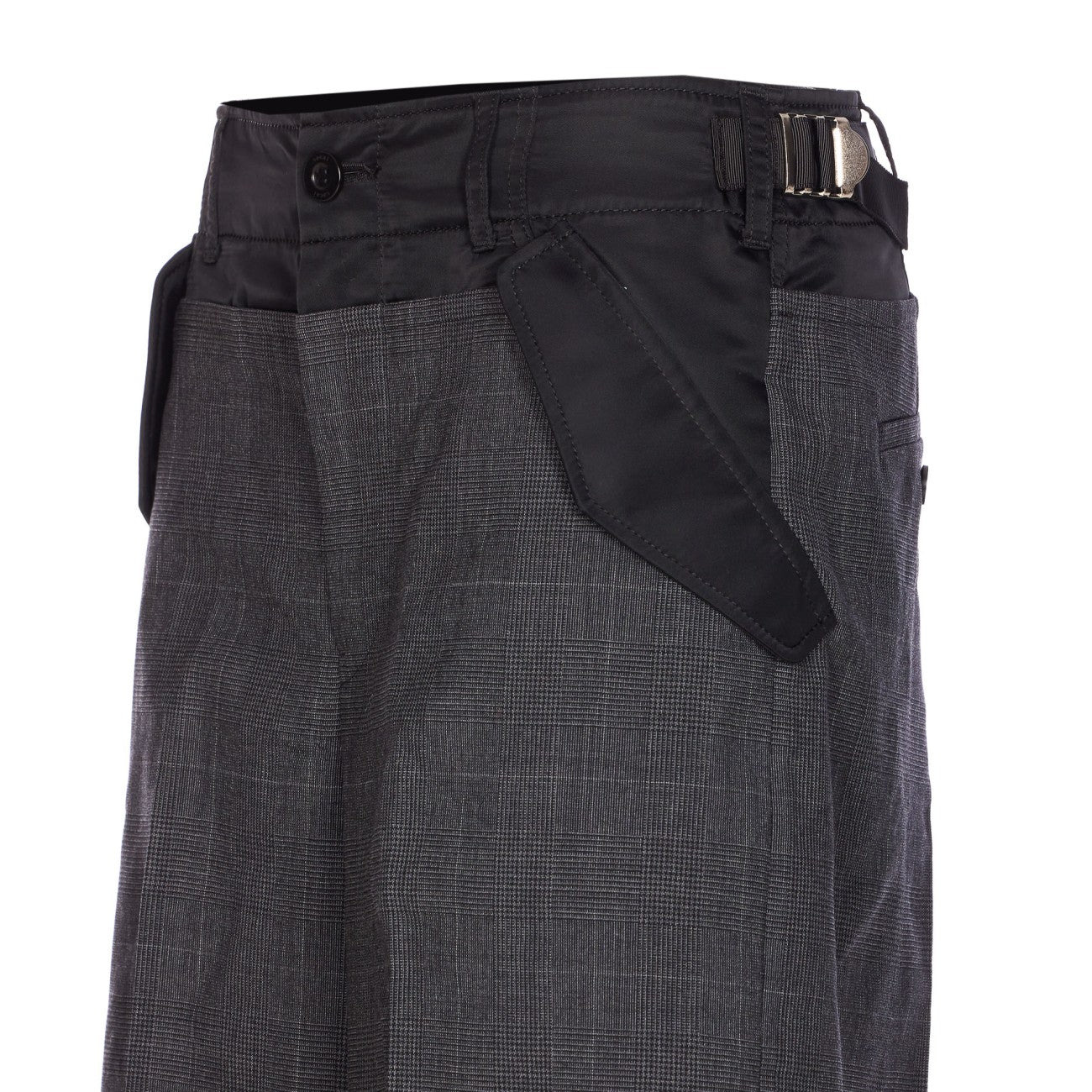 Sacai Women Glen Check Pants - 3