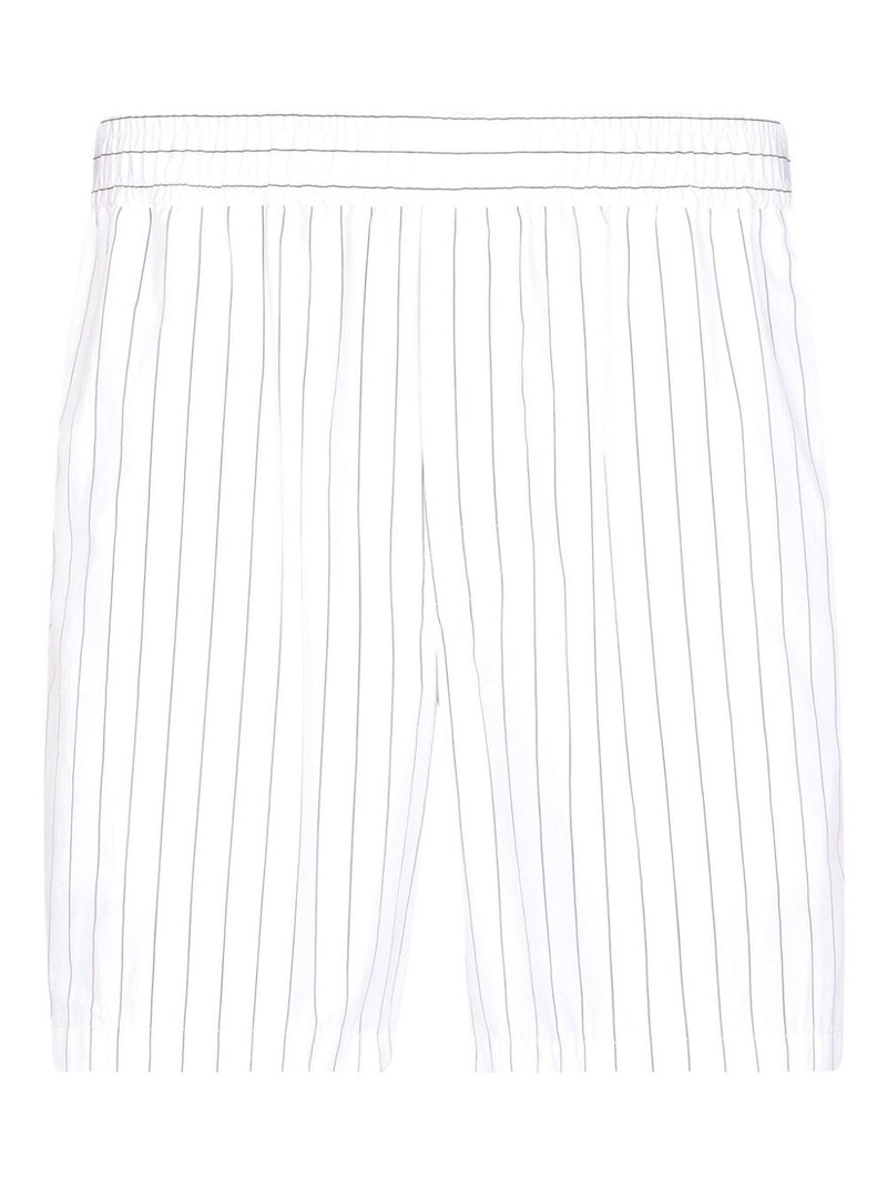 Dolce & Gabbana striped poplin bermuda shorts outlook