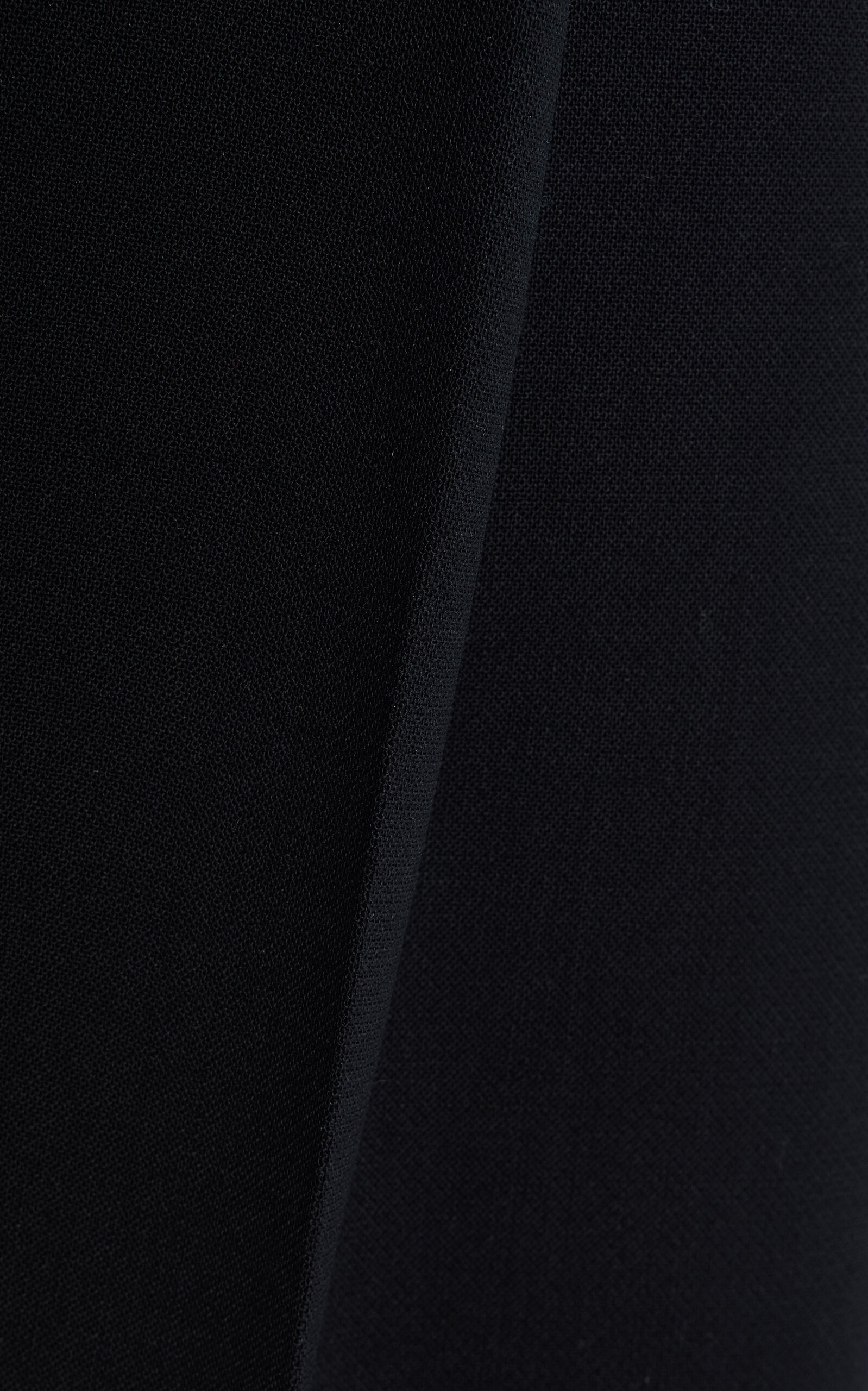Pleated Mid-Rise Wool-Blend Pants black - 4
