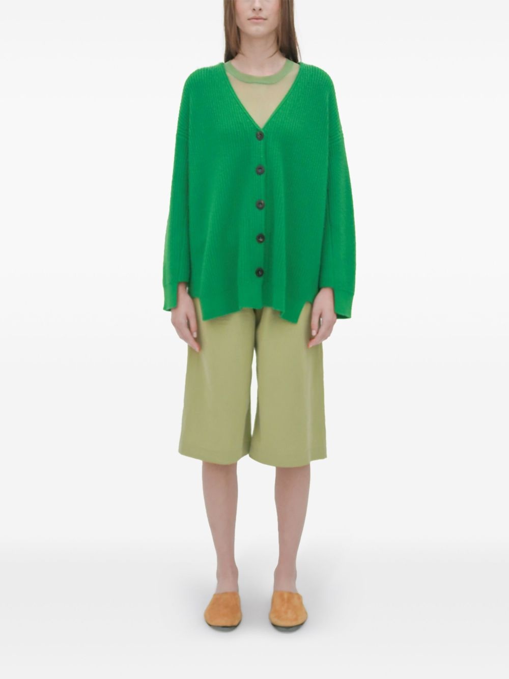 knee-length shorts - 3