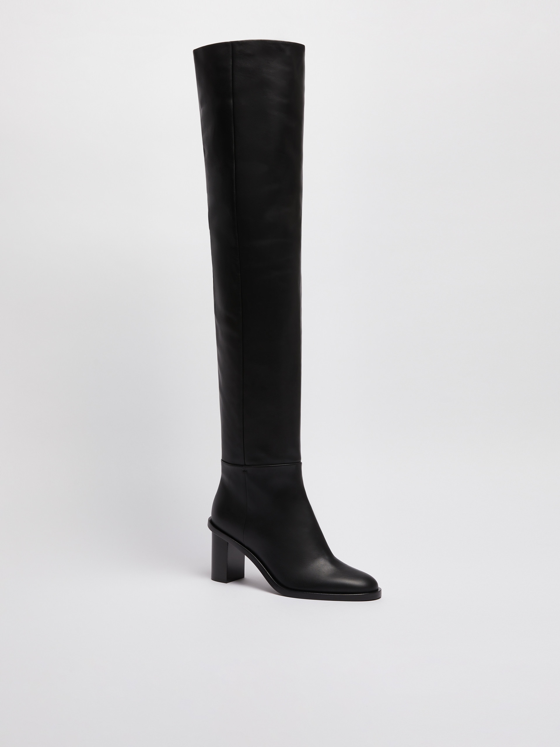 CUISSARD80 Leather thigh-high boots - 2