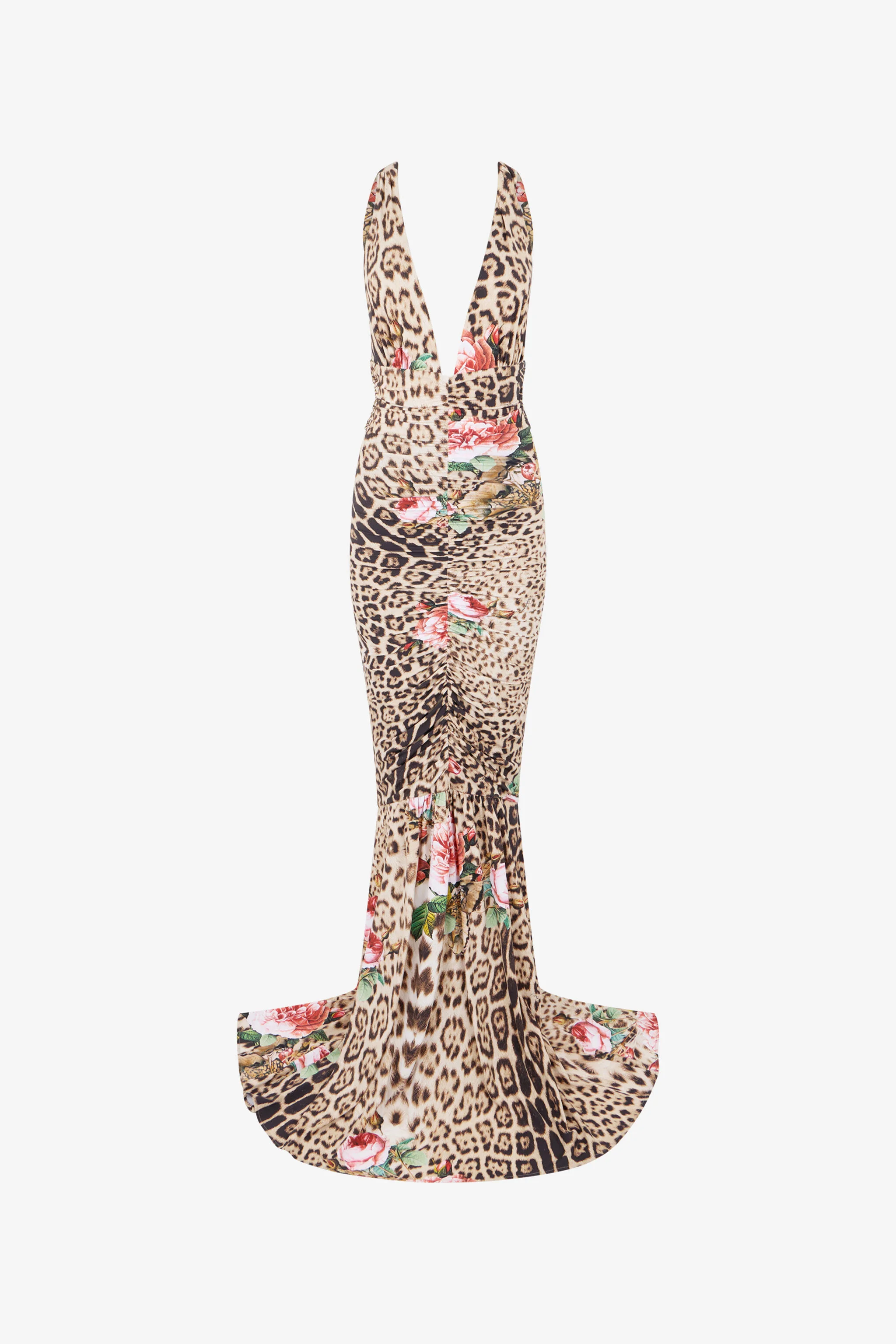 Jaguar Roses Print Dress - 1