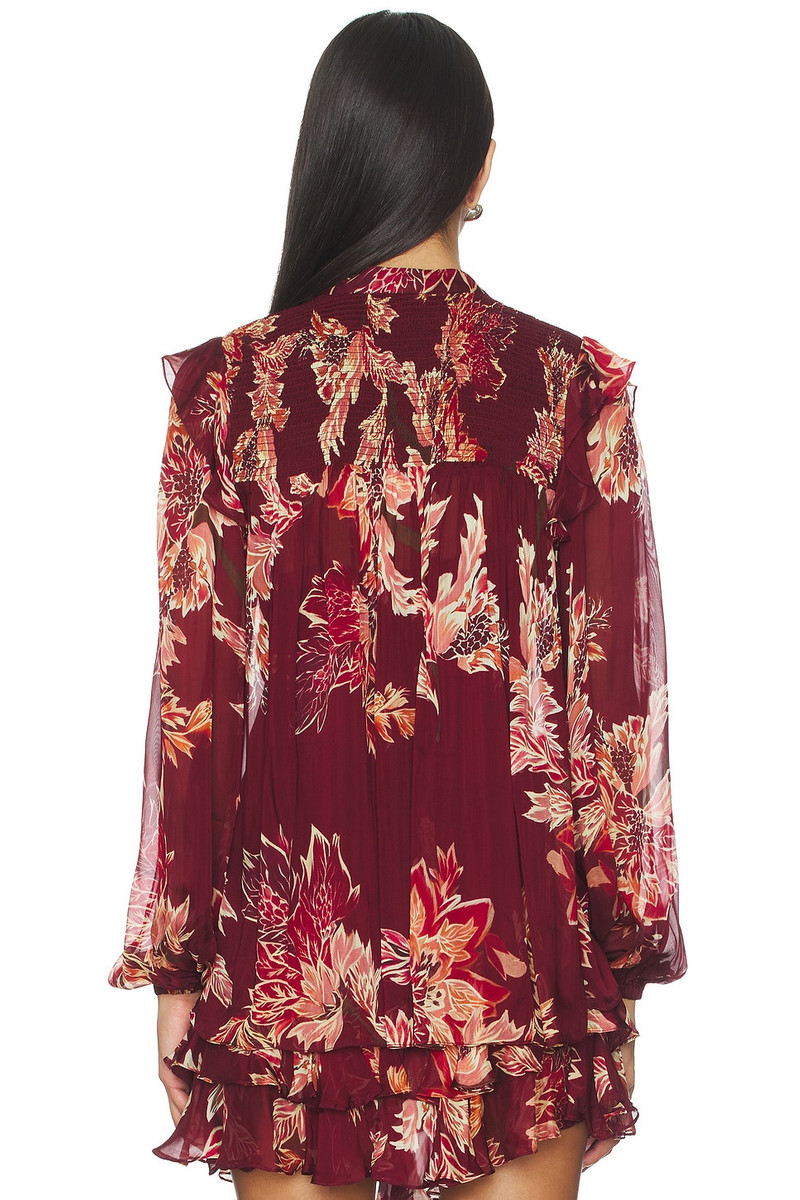 HEMANT & NANDITA Smocked Top outlook