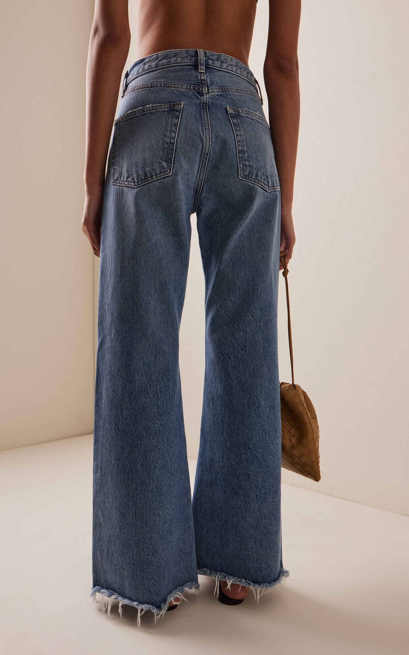The Lax Frayed Flared Jeans light wash - 4