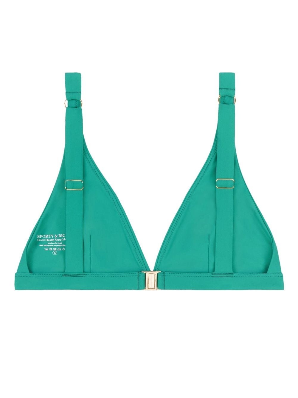 logo-print bikini top - 2