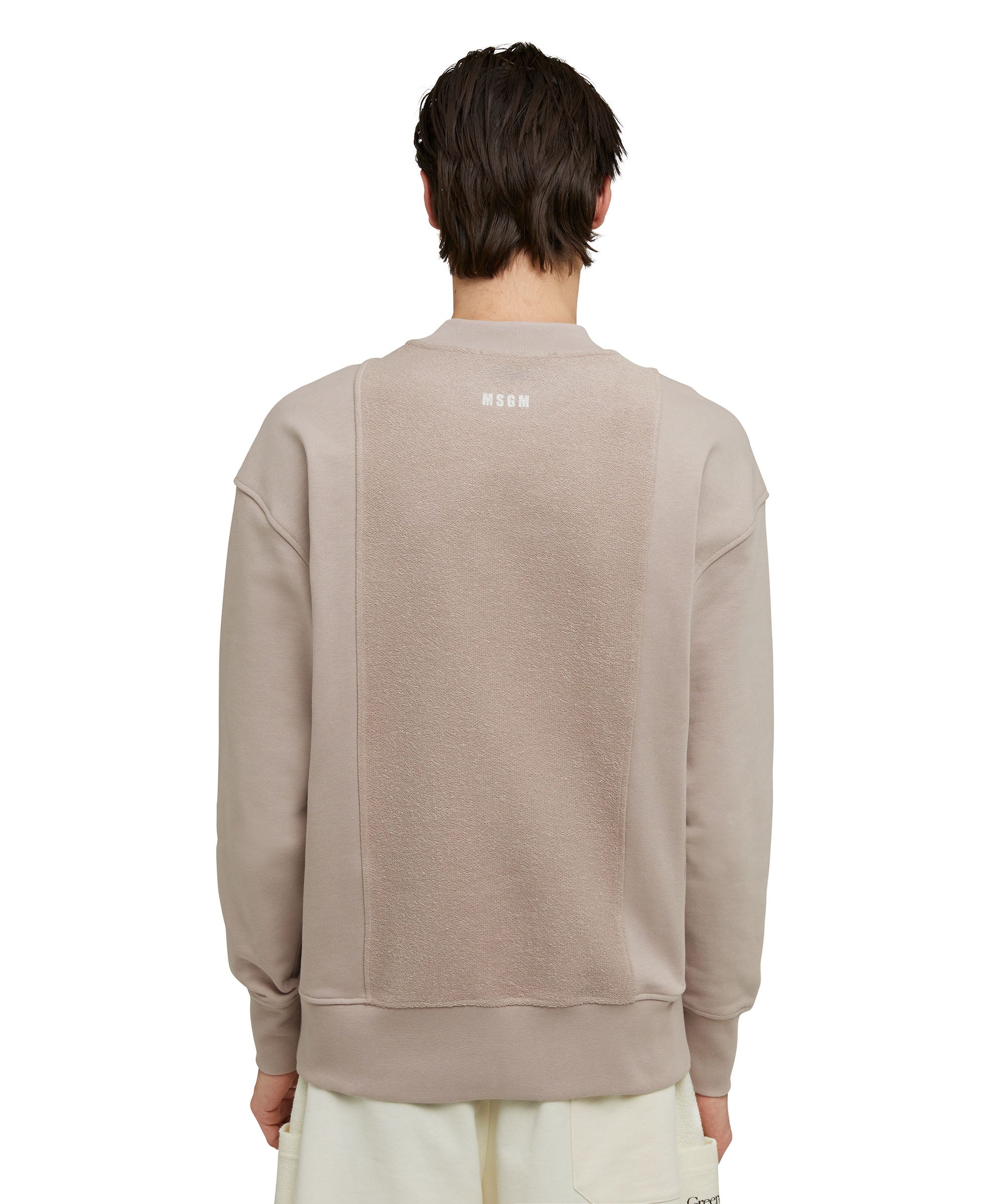 Organic cotton crewneck sweatshirt from the MSGM Fantastic Green Capsule - 3