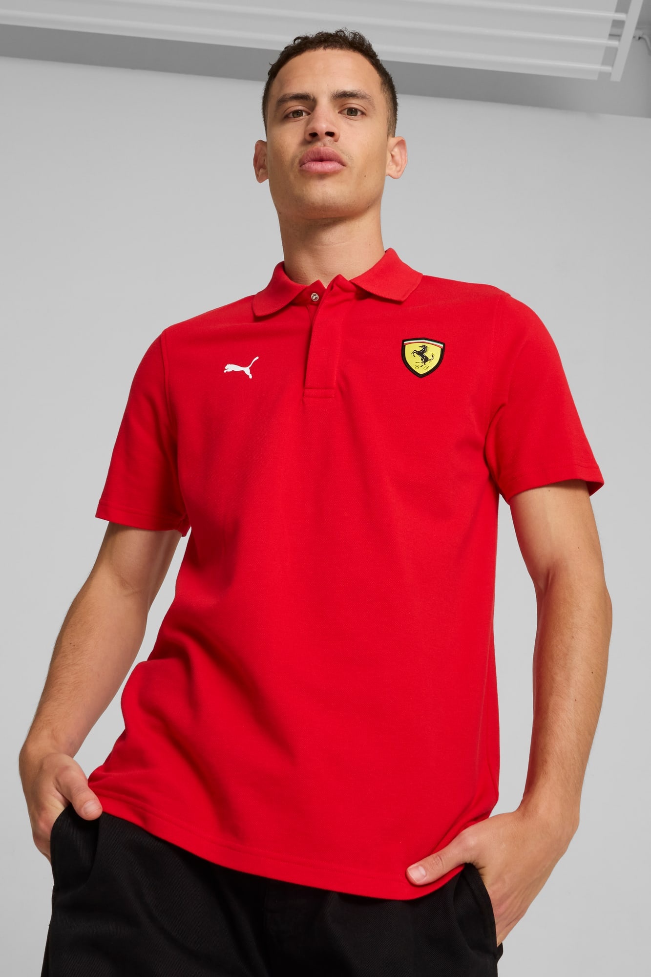 Scuderia Ferrari Race Men's Graphic Polo - 3