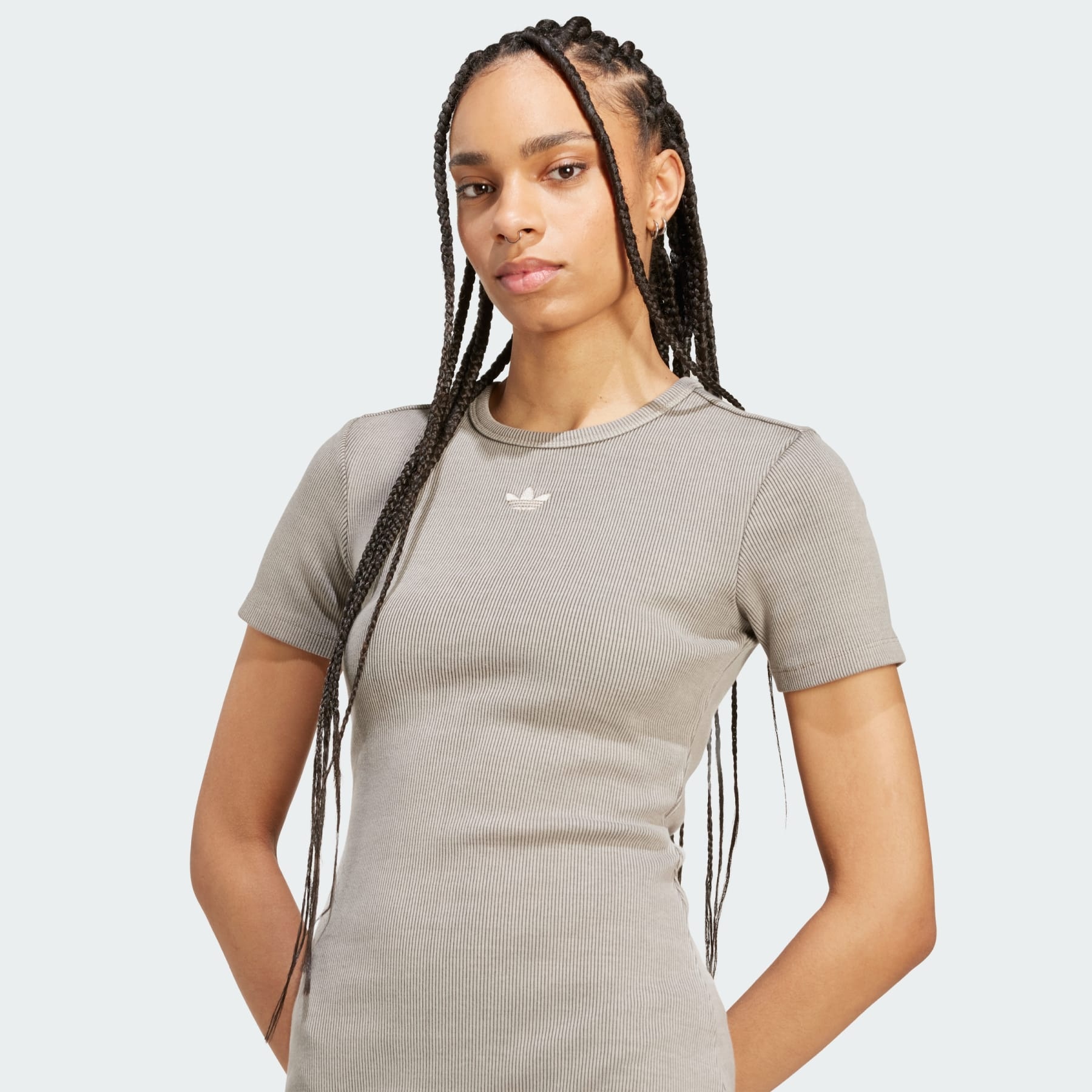 Essentials Rib Tank Dress Washed - 5