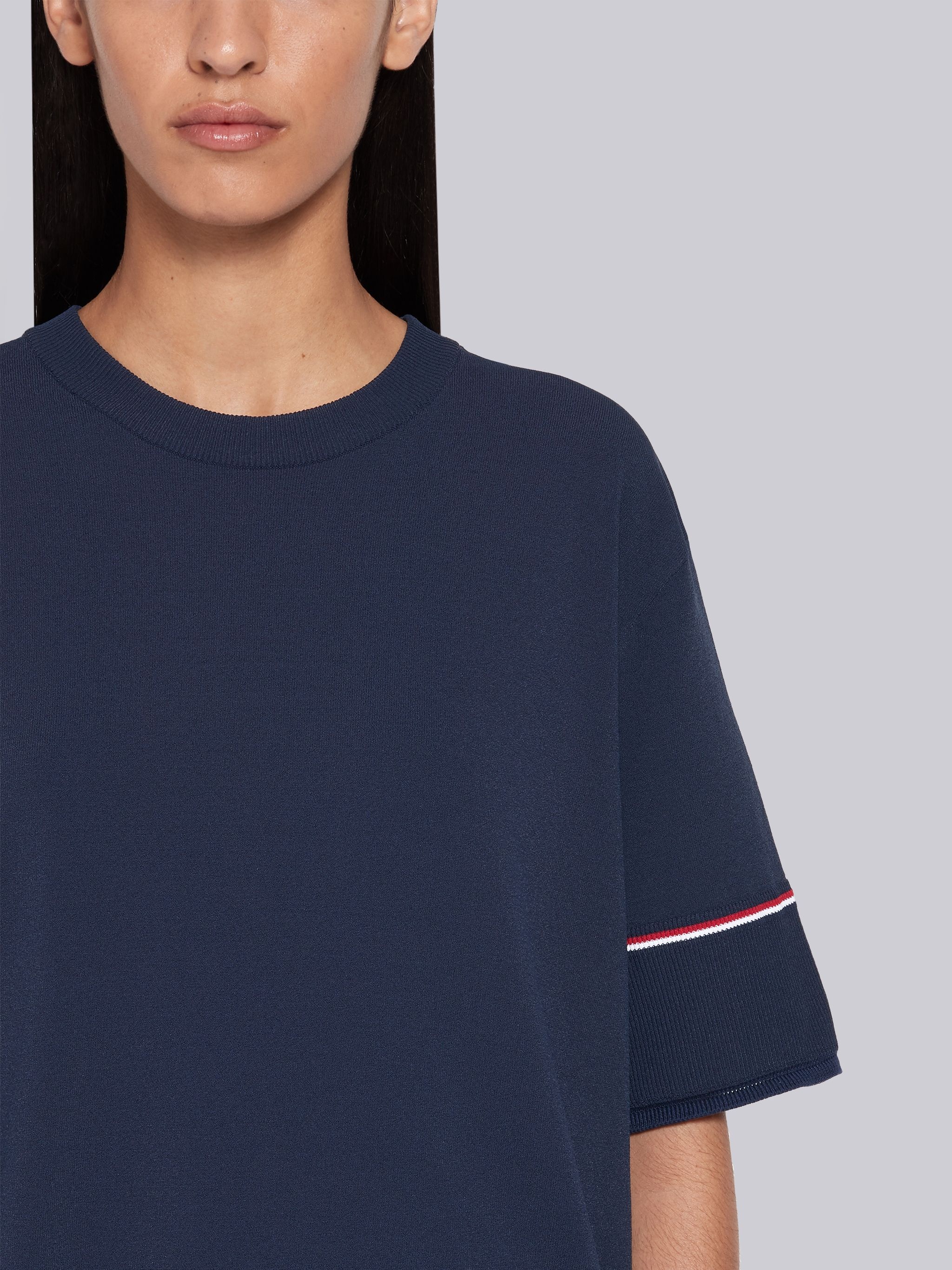 RWB-detail boxy T-shirt - 5