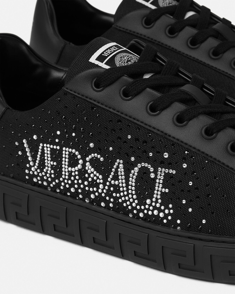 Crystal Logo Greca Sneakers 5
