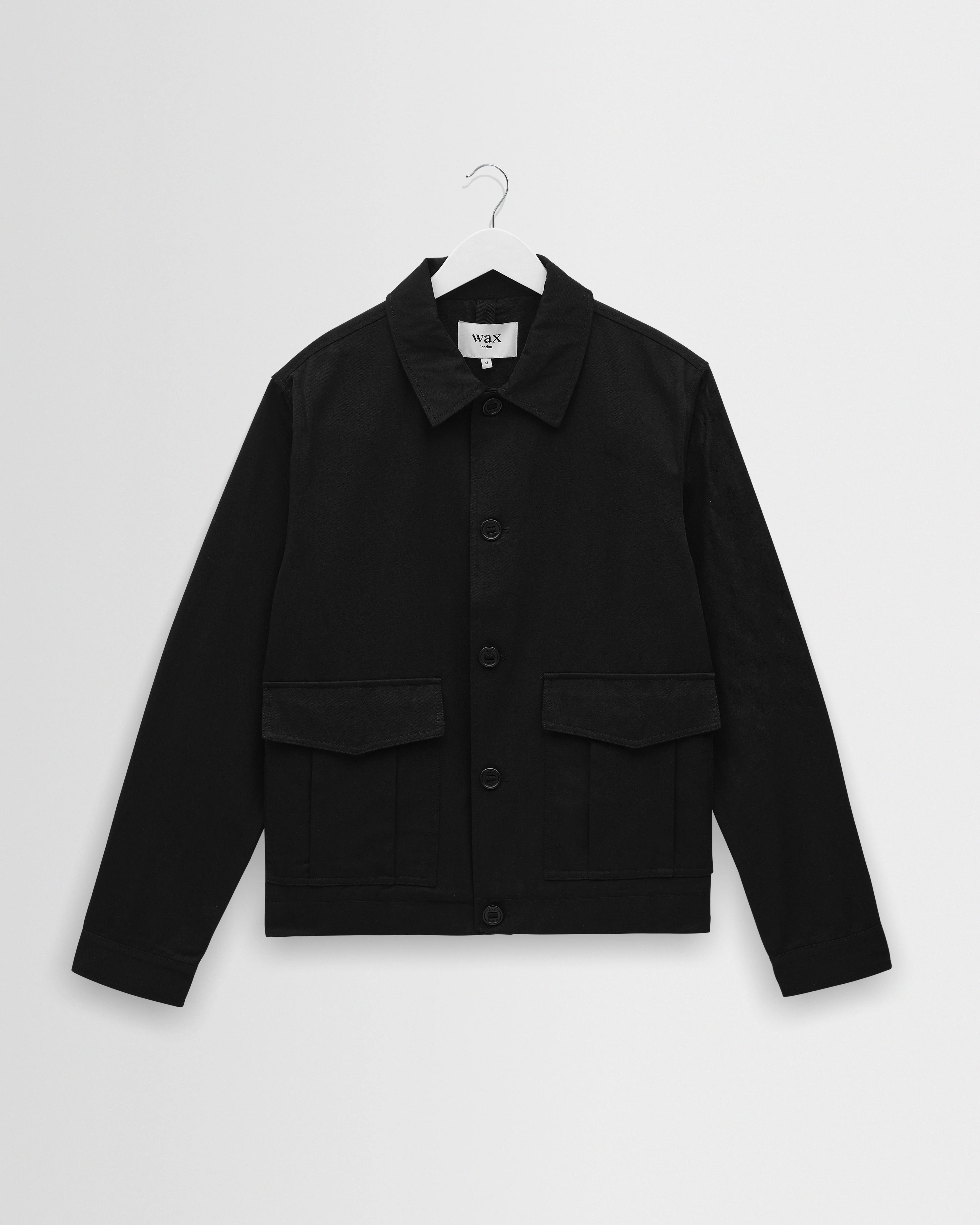 Strand - Black Cotton Tencel Twill Jacket - 1