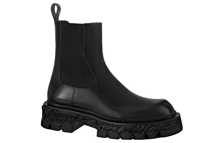 LOUIS VUITTON LV Baroque Chelsea Boots 'Black' 1AAZ40 - 2