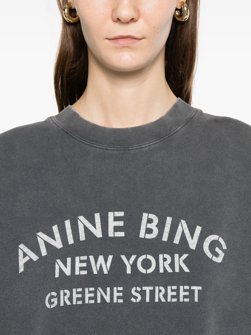 ANINE BING Anine Bing Logo-print Sweater outlook