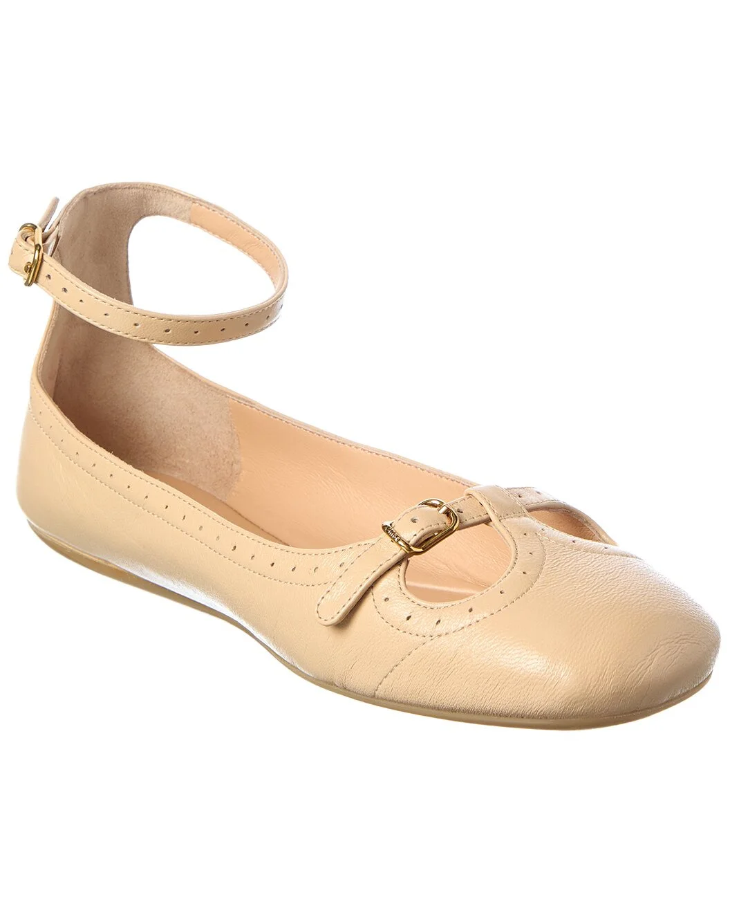 Chloé Misty Leather Ballerina Flat - 1