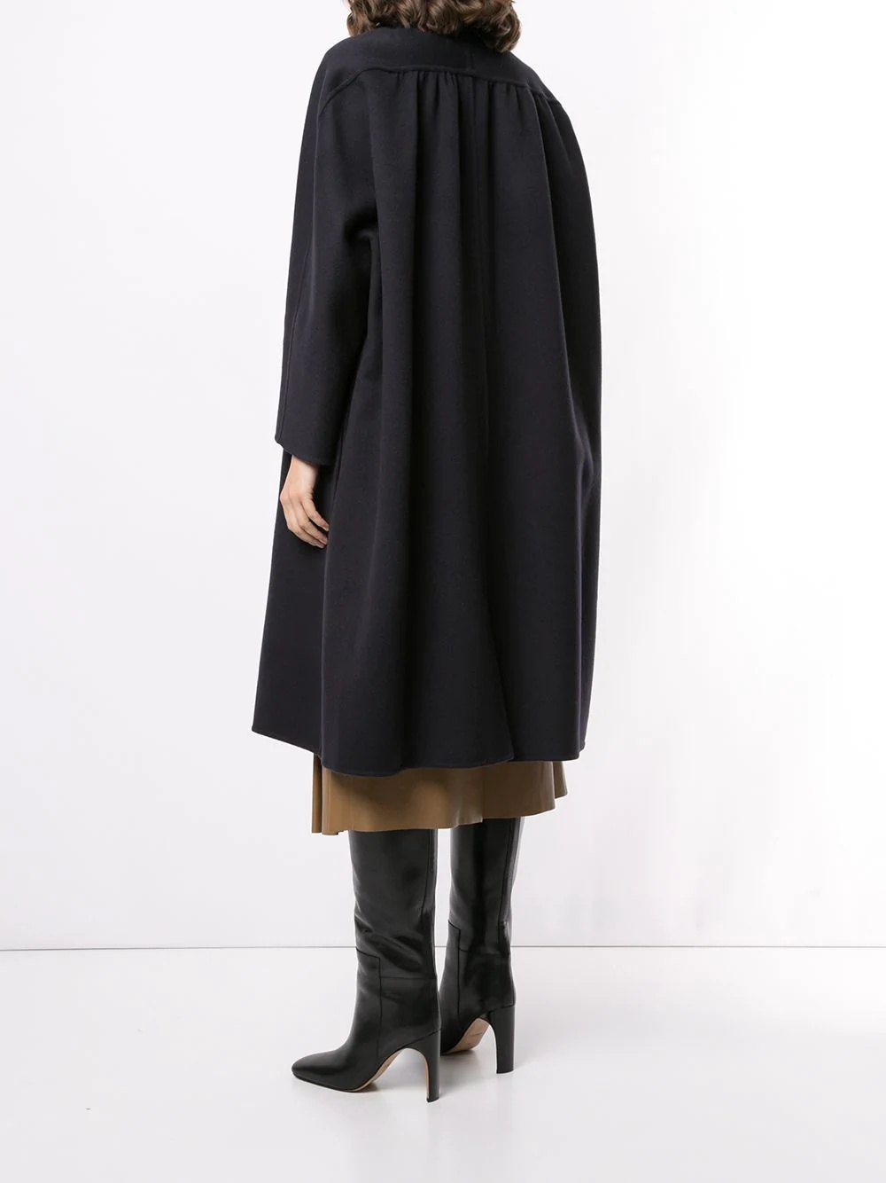 oversized buttoned coat - 4