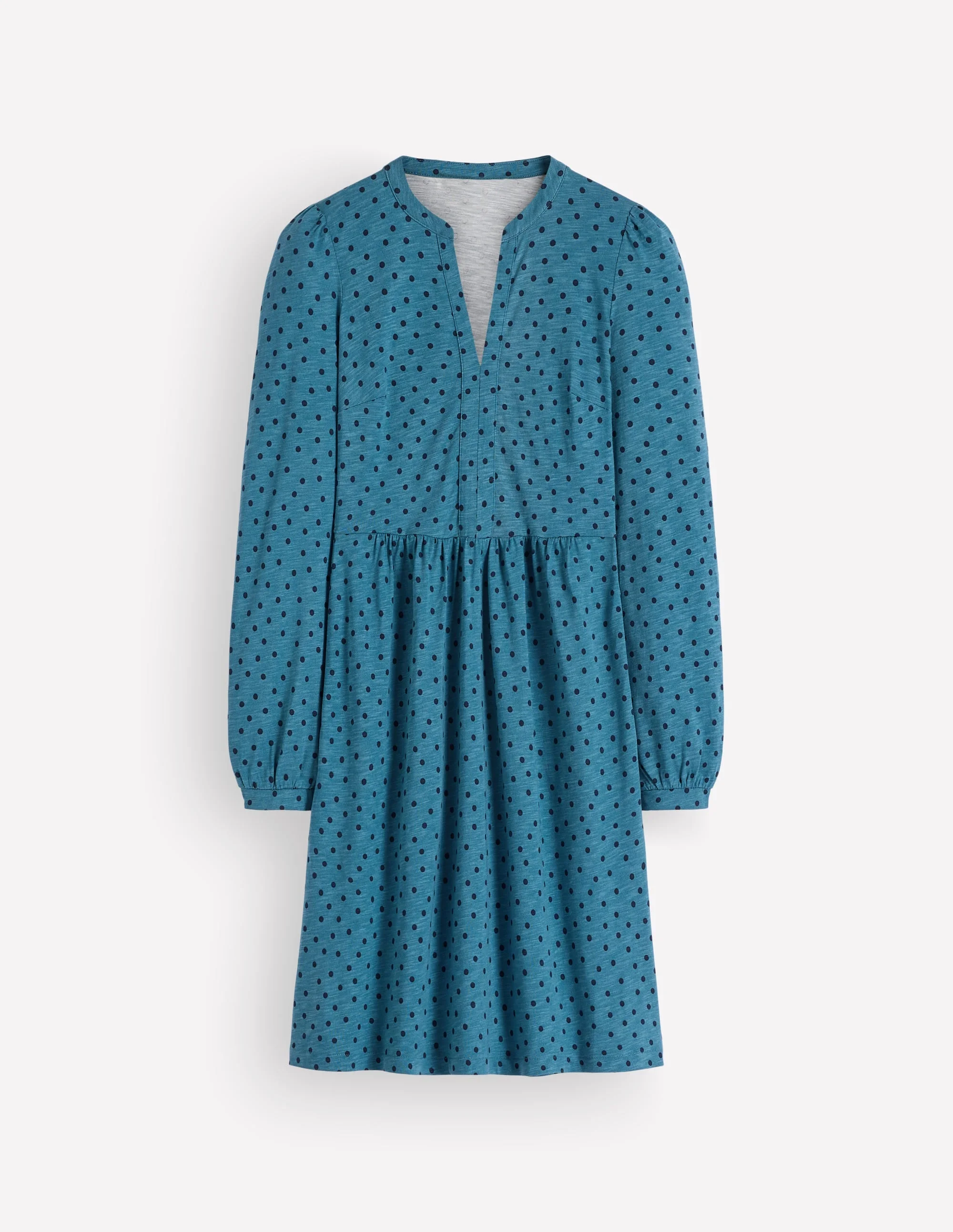 Naomi Relaxed Jersey Dress-Storm Blue, Boden Spot - 1