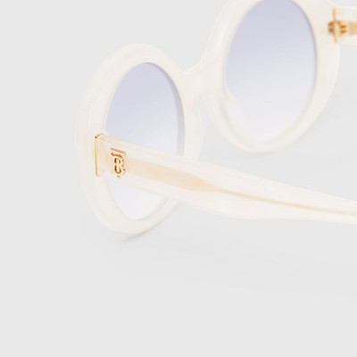 Burberry Oversized Round Frame Sunglasses outlook