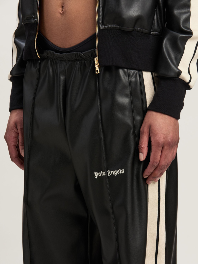 Leather Effect Track Pants 6