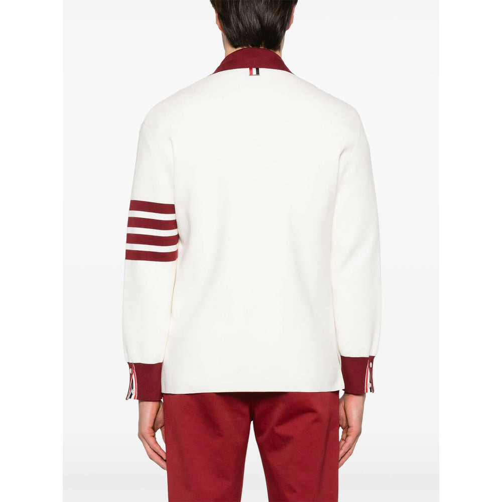 Thom Browne White Sweaters & Knitwear - Cardigans Men - 3