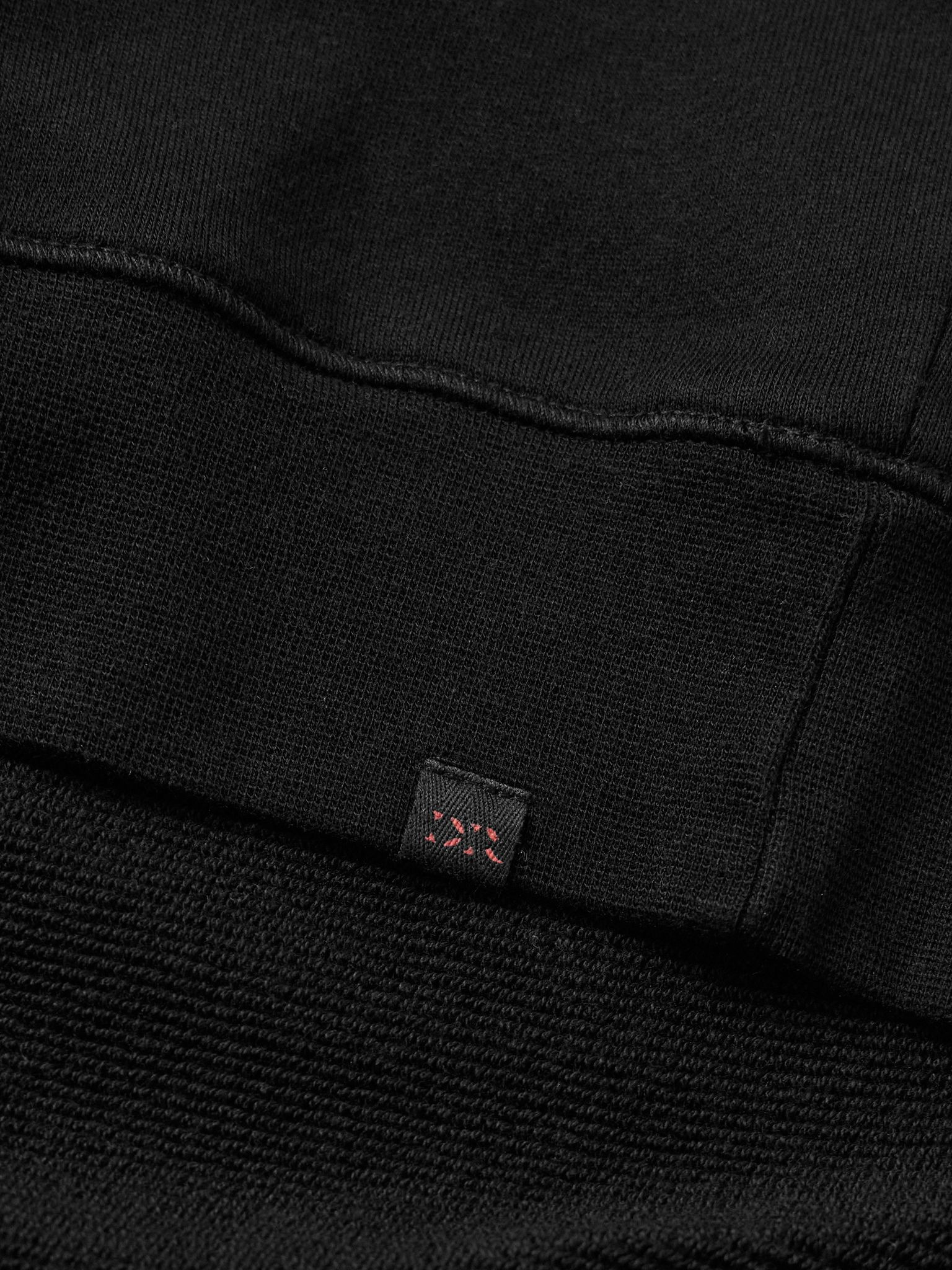 Quinn Cotton and Modal-Blend Jersey Sweatshirt Black - 4