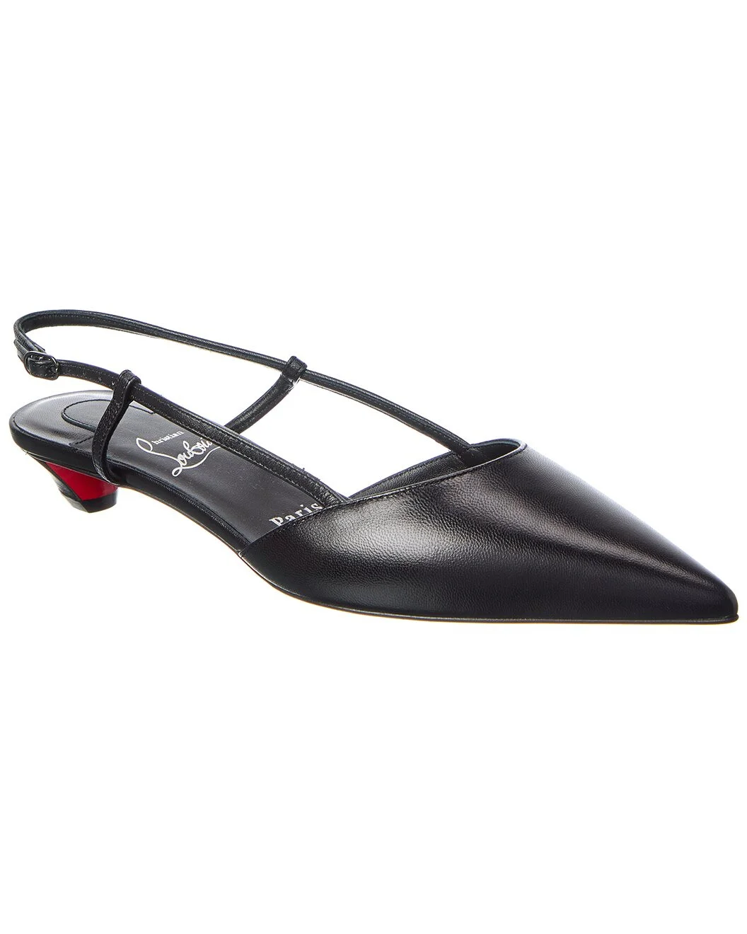 Christian Louboutin Miss Z Slingina 25 Leather Slingback Pump - 1