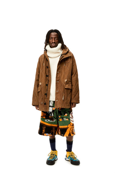 Loewe Quilted parka in cotton outlook