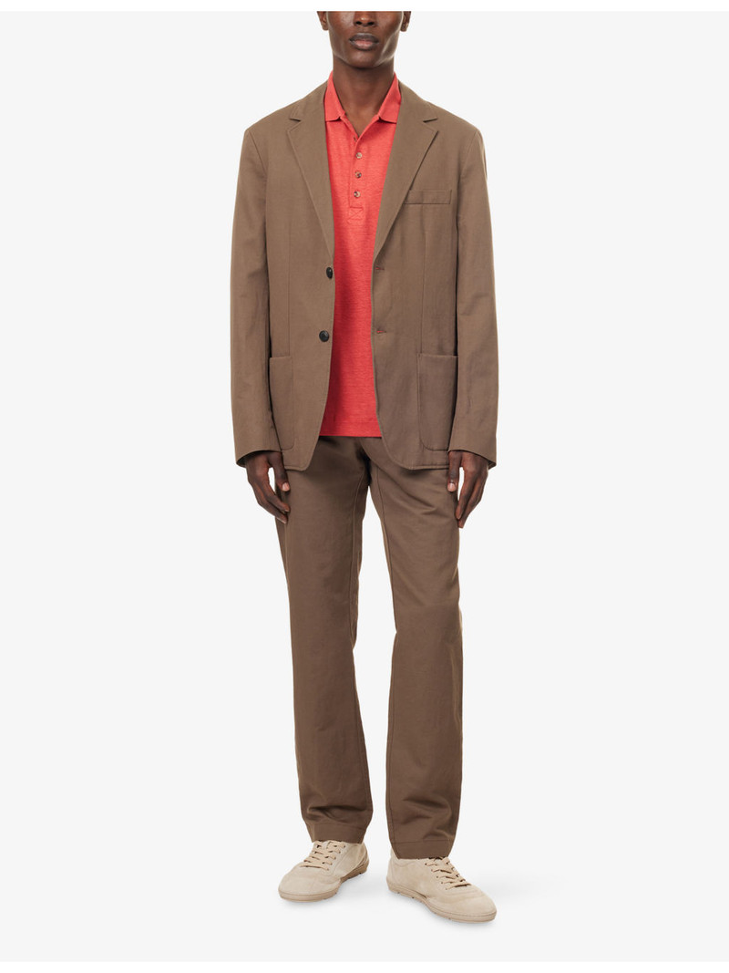 Paul Smith Short-Sleeve Linen Polo Shirt outlook