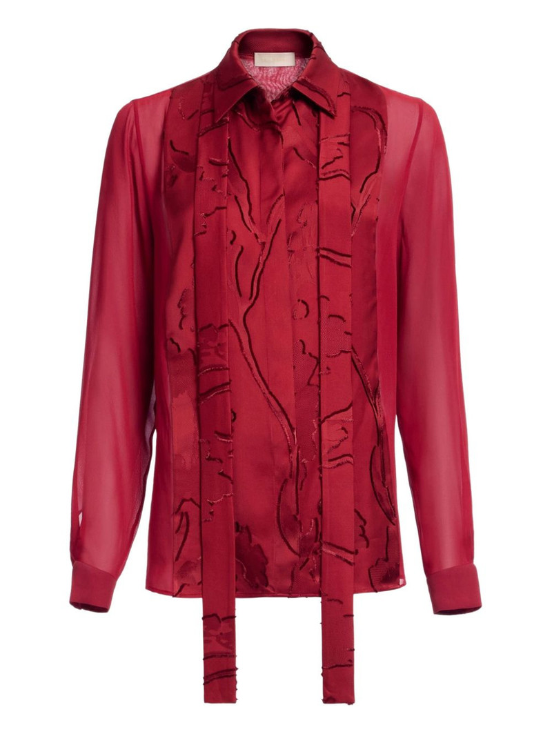 long-sleeve jacquard shirt 1