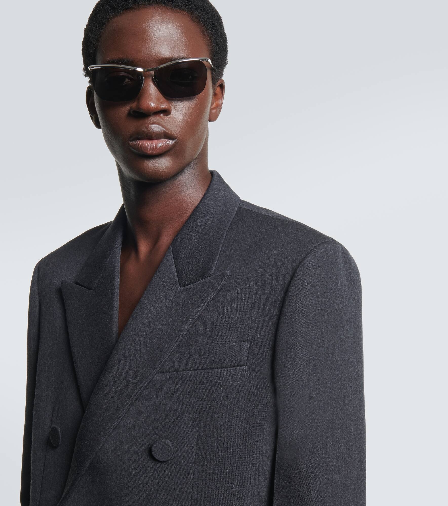 Metal Frame 27 flat-top sunglasses - 3