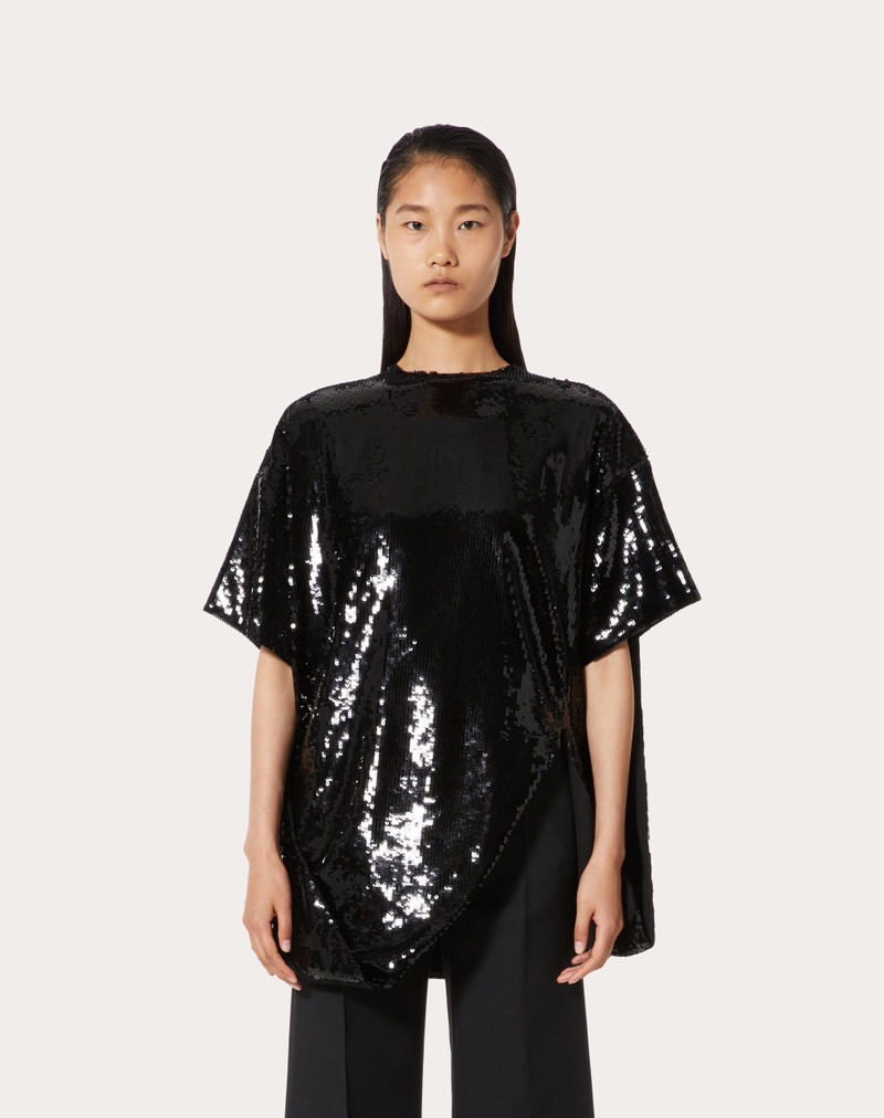 ORGANZA TOP WITH EMBROIDERED SEQUINS 3