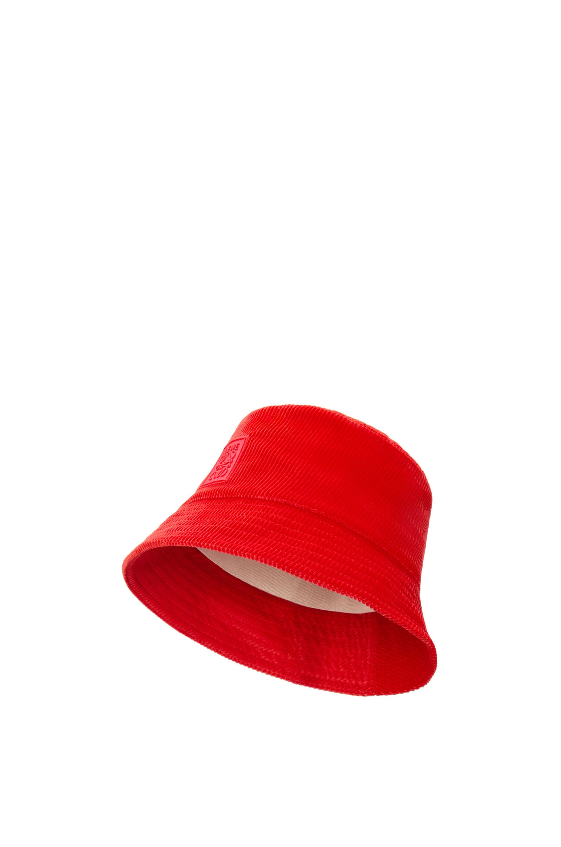 Patch bucket hat in corduroy - 1
