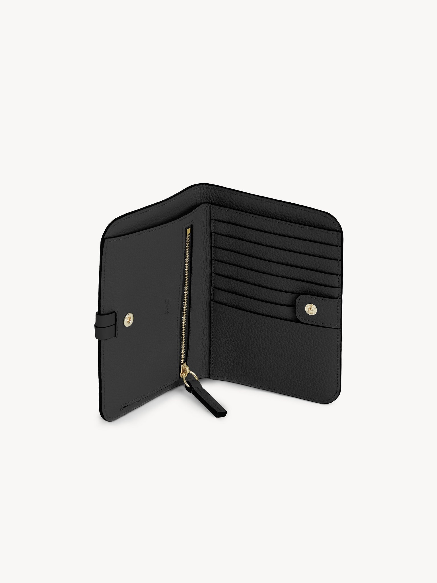 ALPHABET BIFOLD WALLET IN GRAINED LEATHER - 4