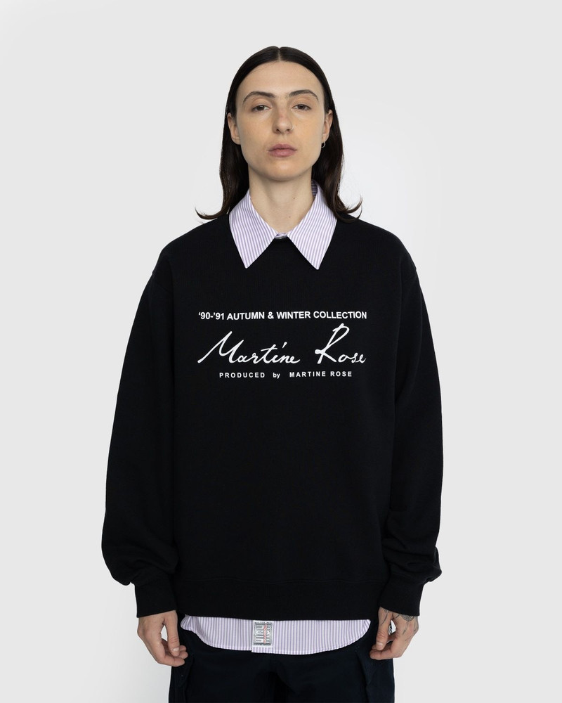 Martine Rose Martine Rose – Classic Crew Black outlook
