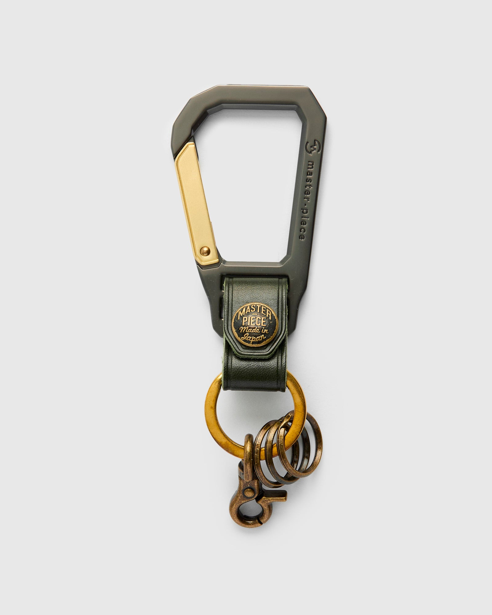 Carabiner Keychain in Green - 1