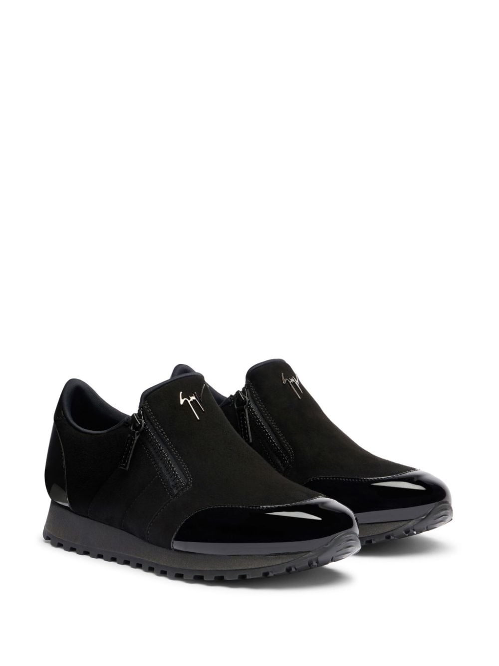 Idle Run suede zip-up loafers - 2