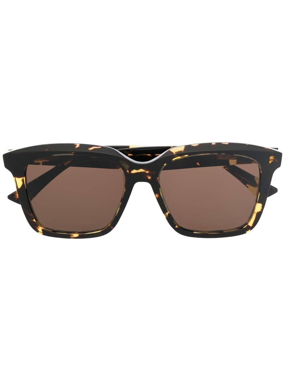 square-frame tinted sunglasses - 1