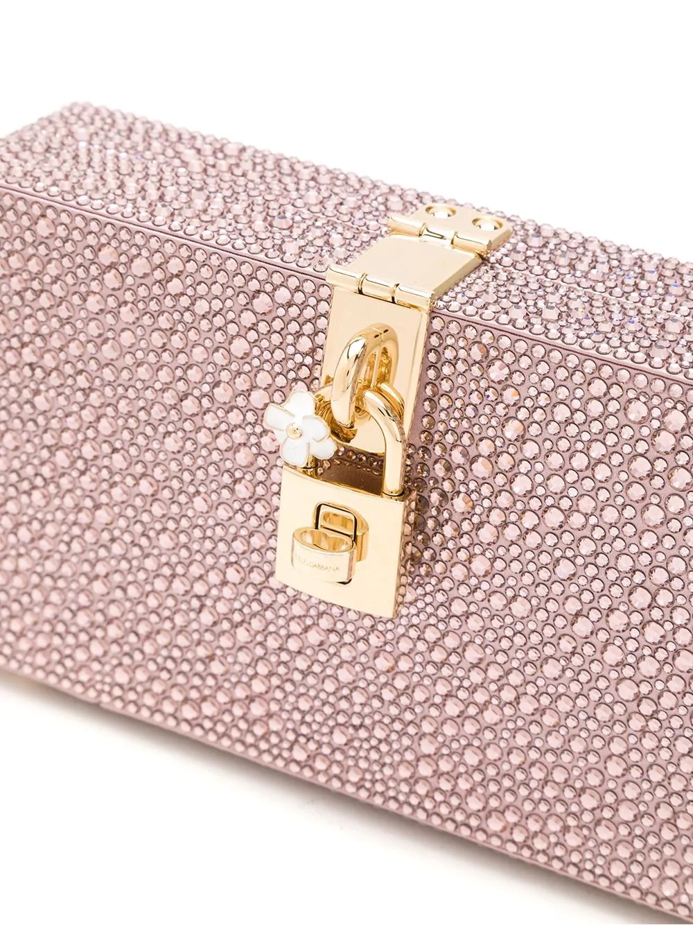 crystal embellished Box clutch - 4