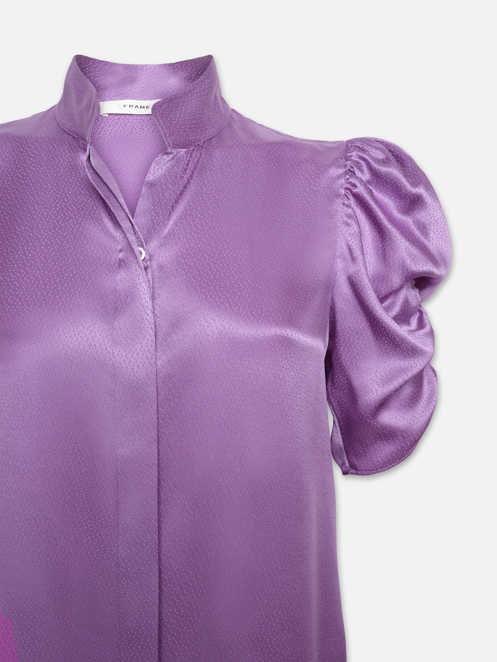Puff Sleeve Blouse in Orchid - 2