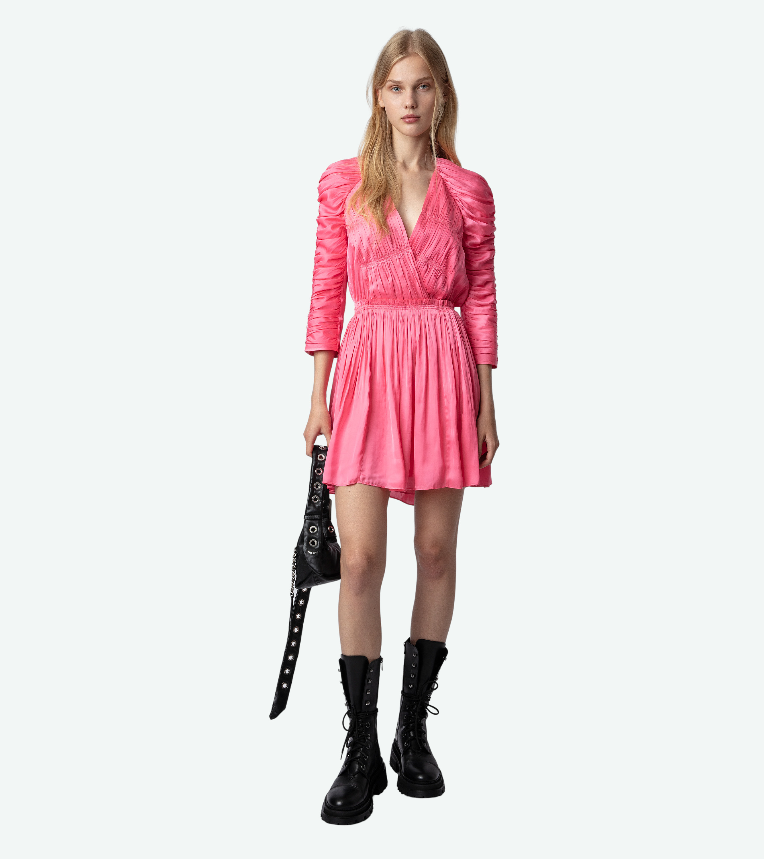 Realine Satin Dress - 2