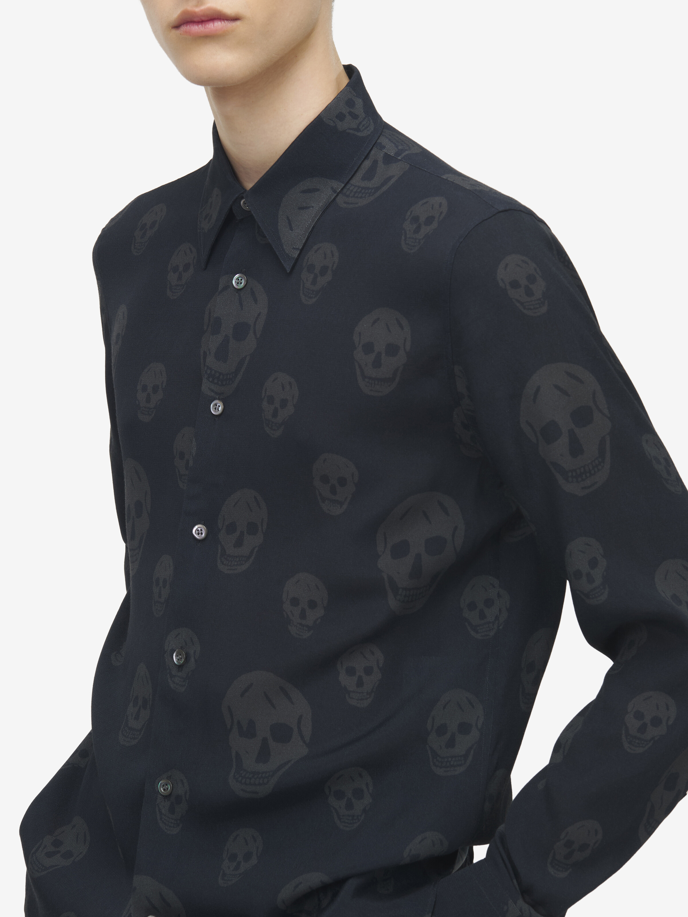 Skull Print Shirt - 6