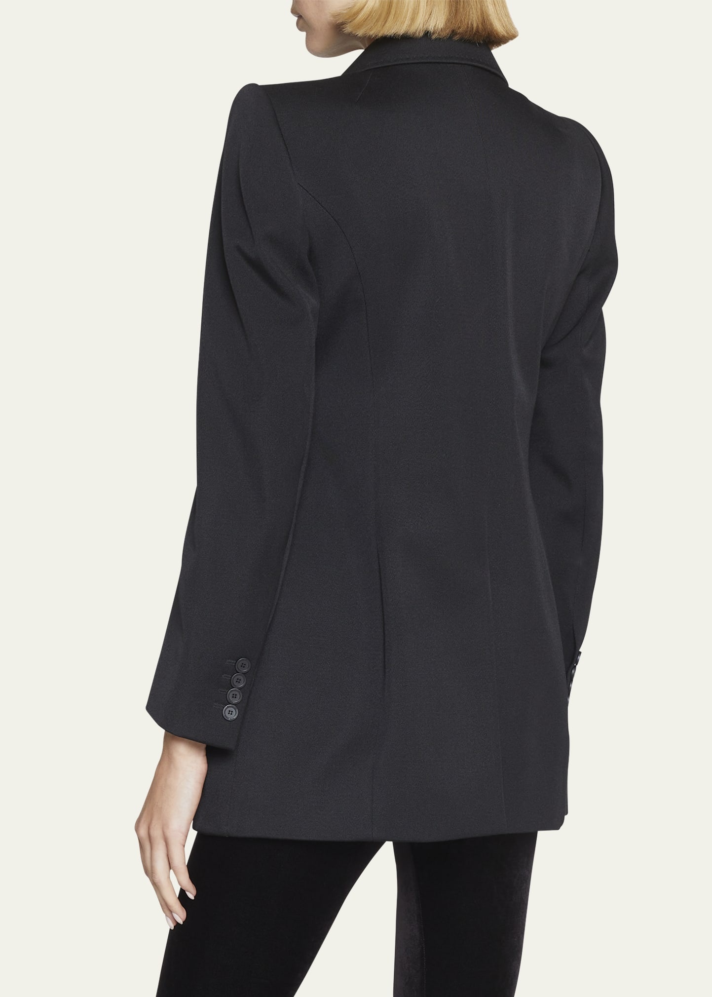 Hourglass Wool Blazer Jacket - 3
