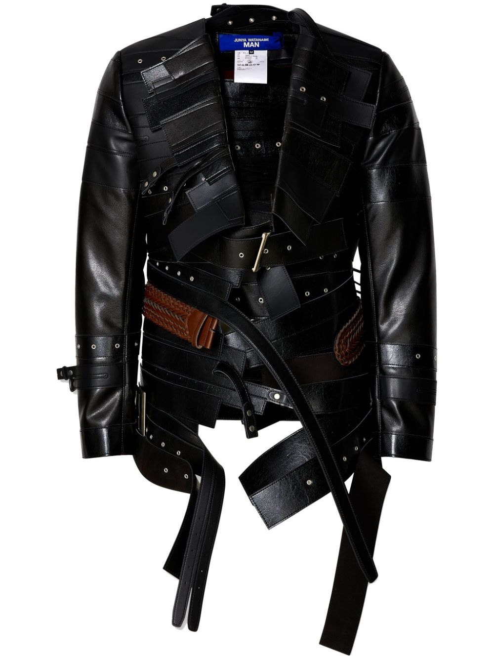 belt-embellished jacket - 1