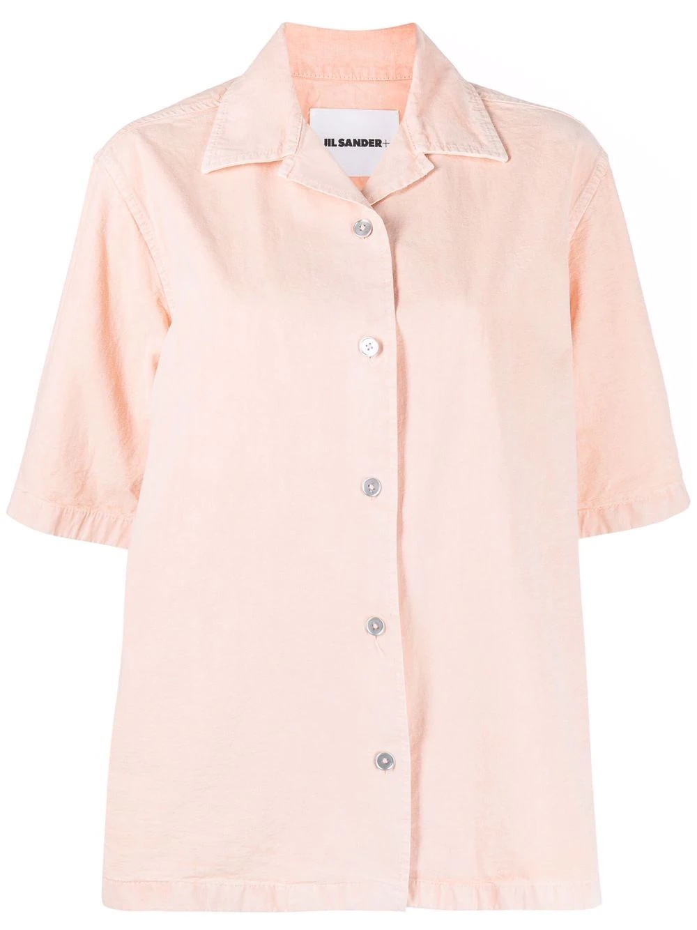 short-sleeved cotton shirt - 1